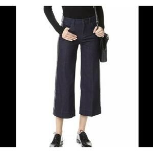 J Brand Liza Wide Leg Culottes Cropped Jeans Size 29